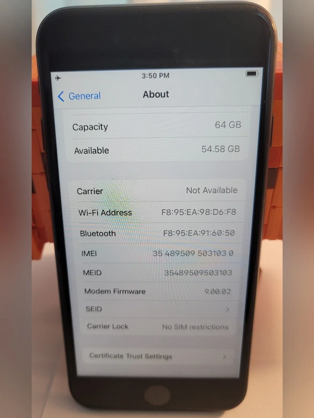 Apple iPhone 8 64gb Black Unlocked USED